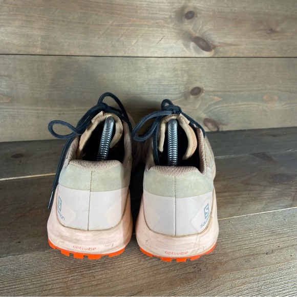 salomon sense ride 4 womens size 9.5 shoes orange athletic trail running sneaker - Picture 4 of 8